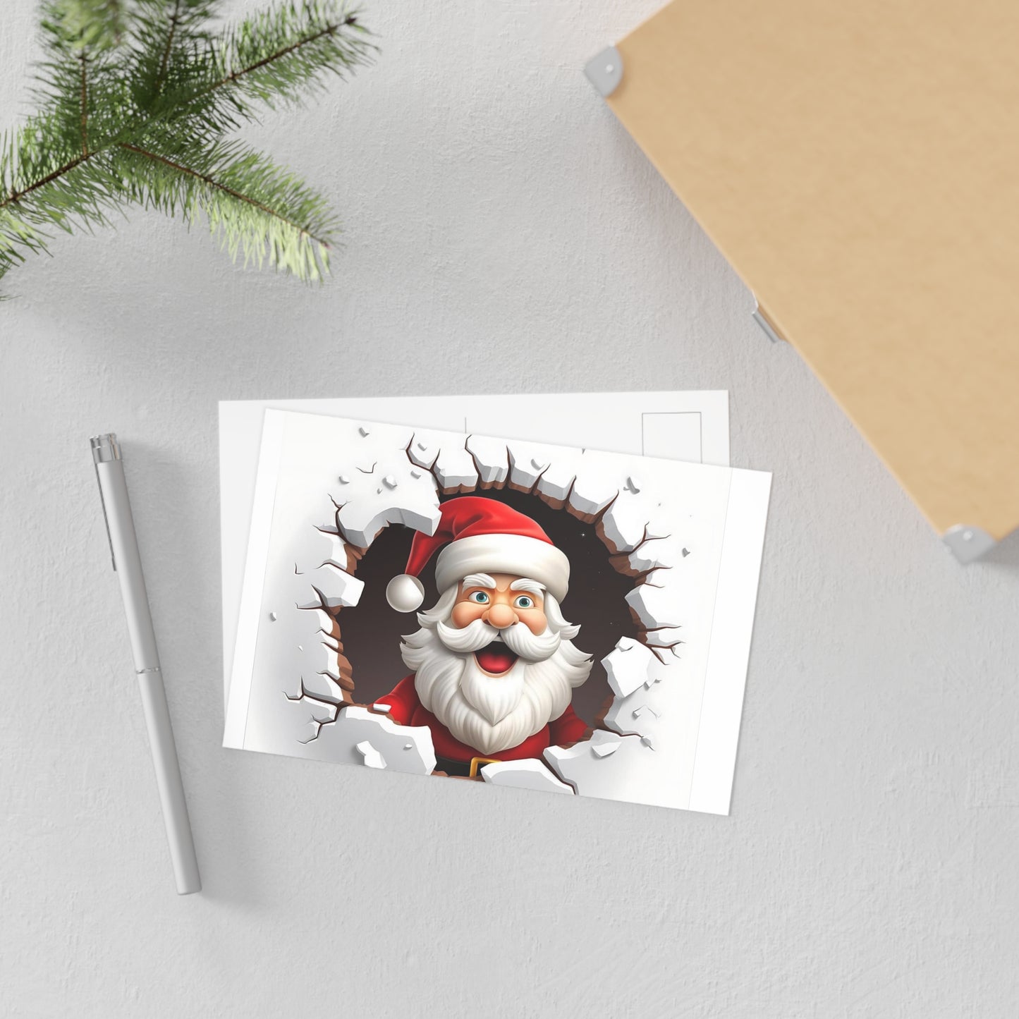 Cracking Santa Postcards (Christmas)