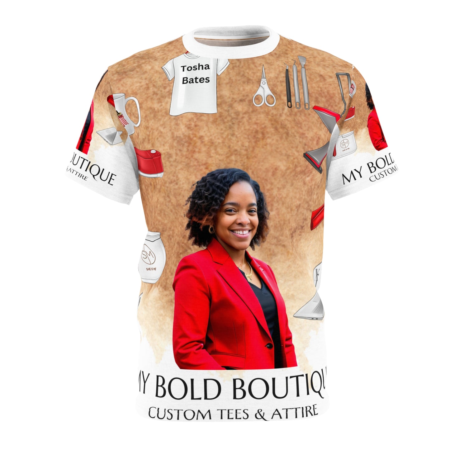 Customized Tee (AOP) Bold