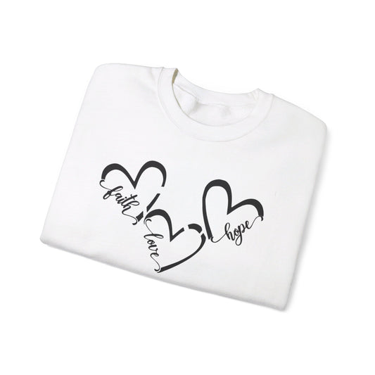 Faith Love Hope Crewneck Sweatshirt