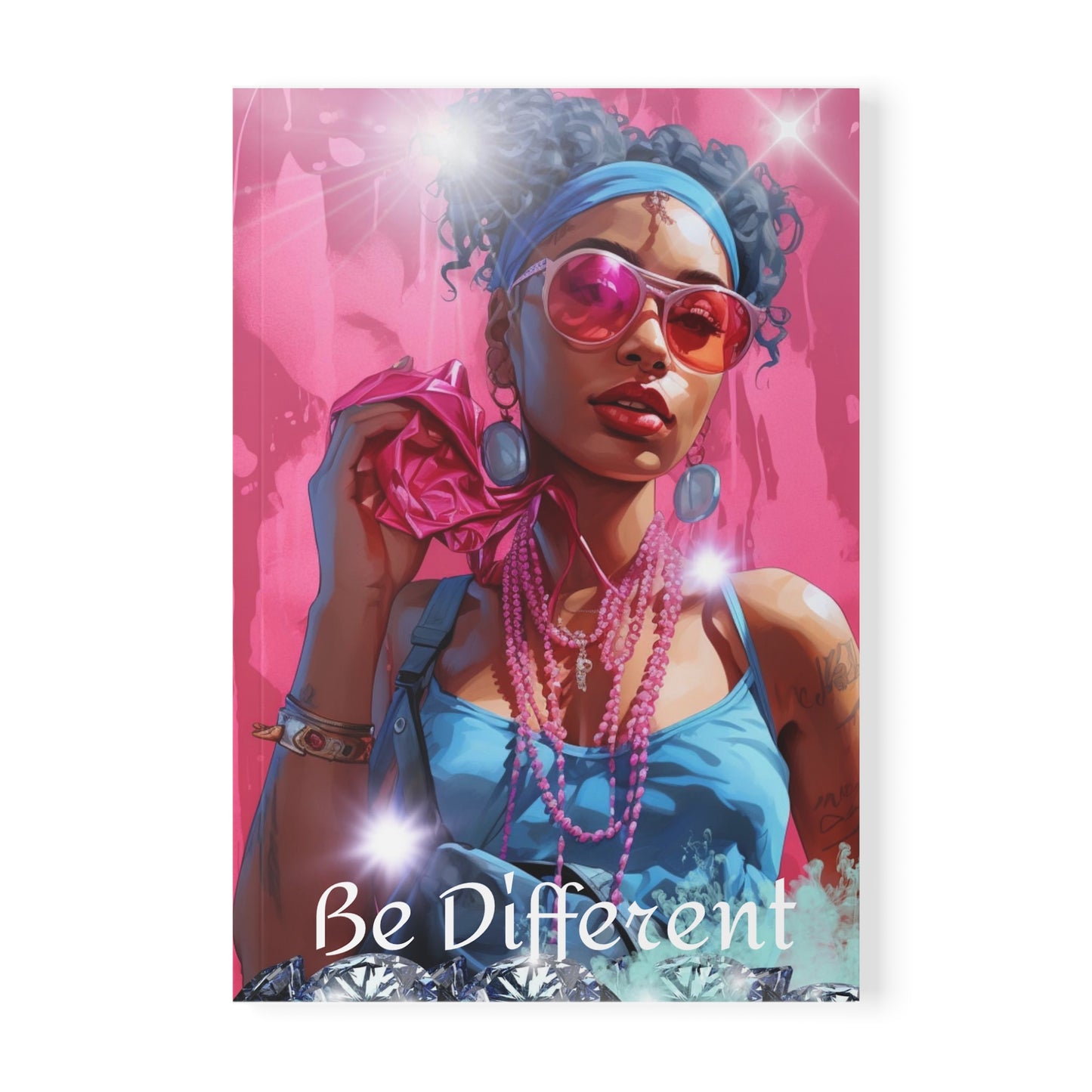 BE Different  - Softcover Notebook