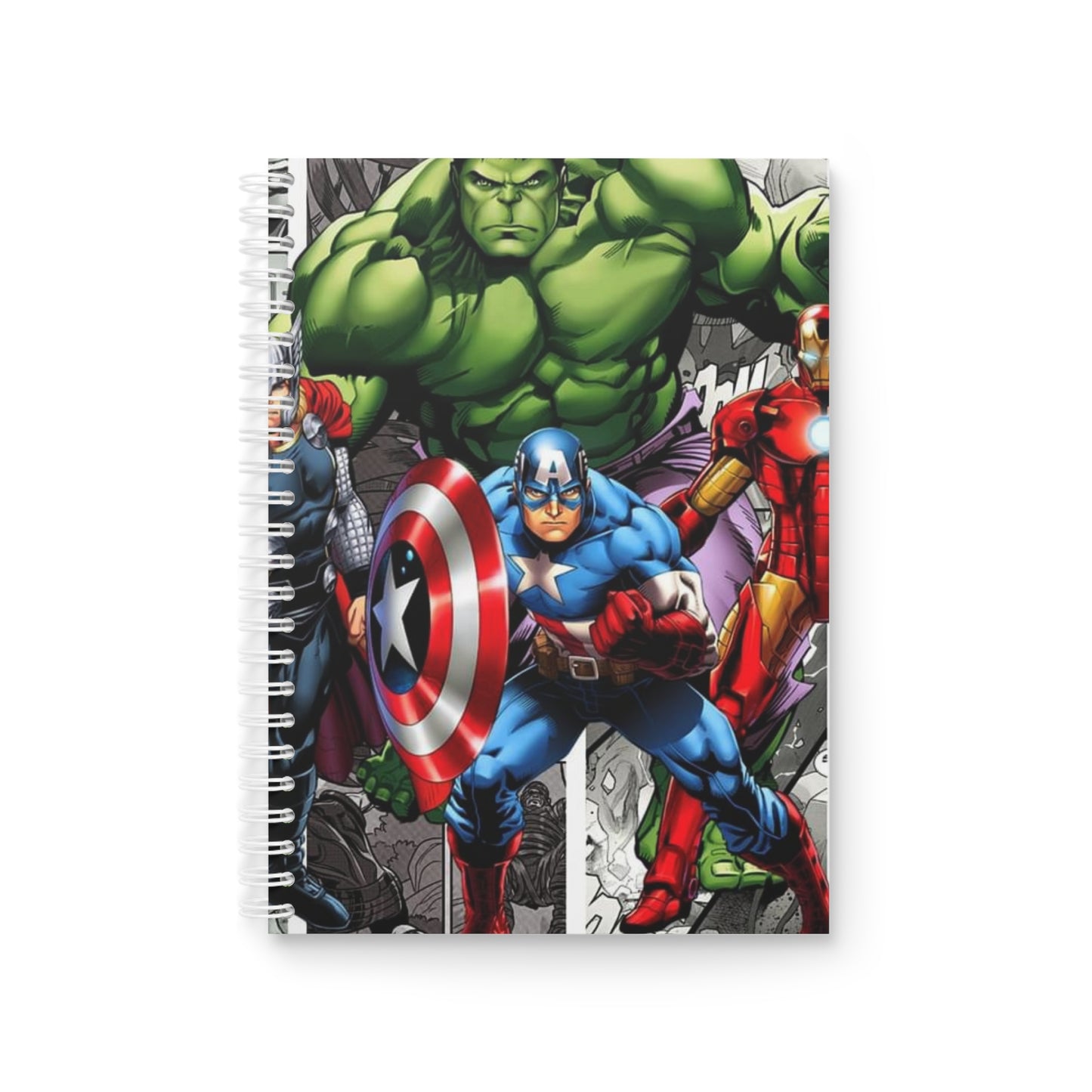 Cosmic Superhero Spiral Notebook