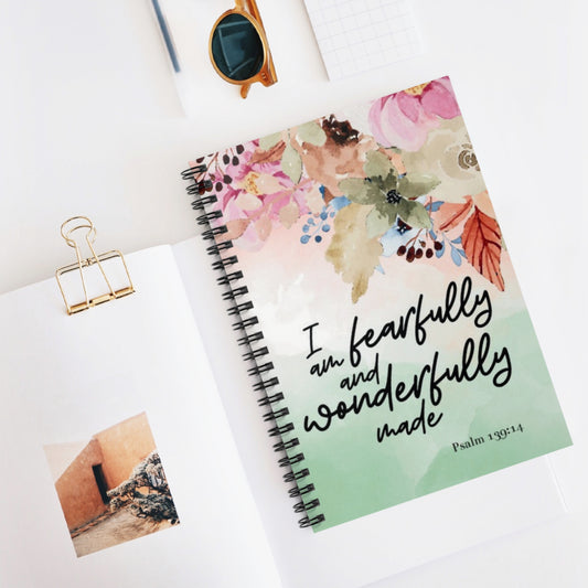 I am fearfully - Spiral Notebook