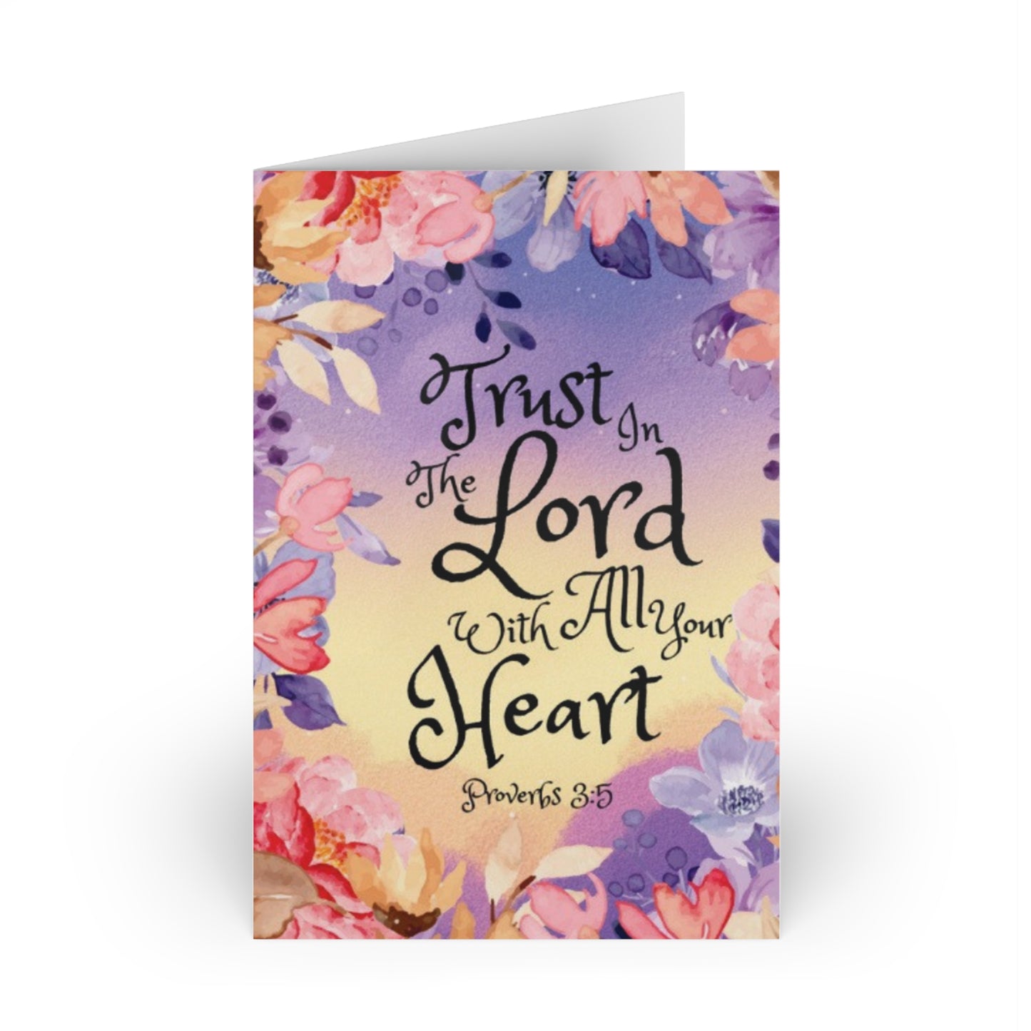 Trust In the Lord Greeting Cards (1 or 10-pcs)