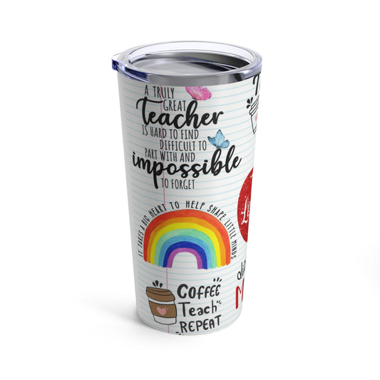 Teacher Fuel Tumbler 20oz