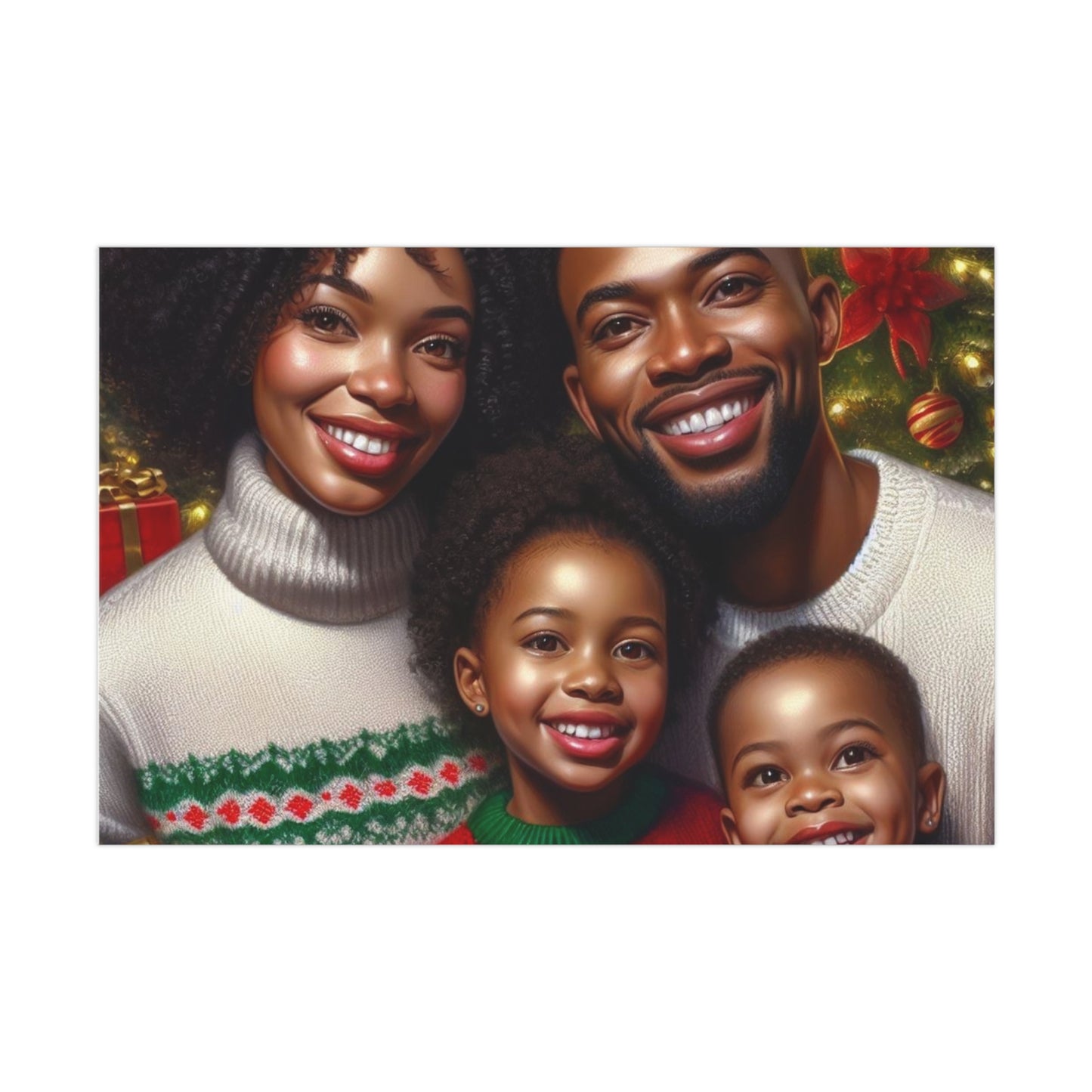 Black Family Wrap Papers (Christmas)