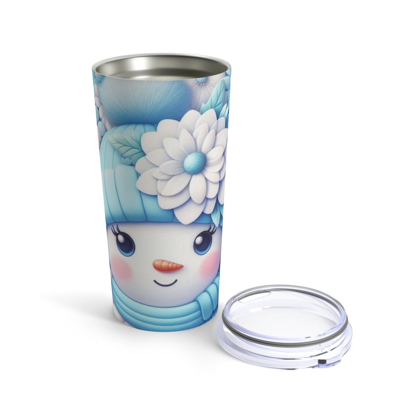 Blue snowman Tumbler 20oz (christmas)