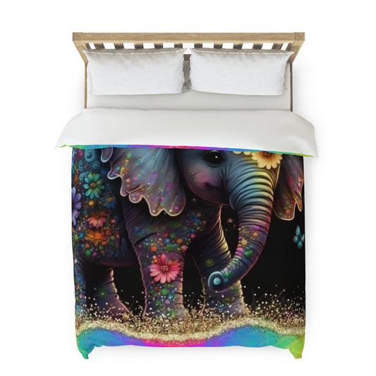 Colorful Elephant Duvet Cover