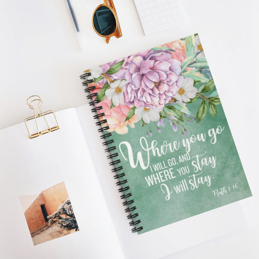 Where you go - Spiral Notebook