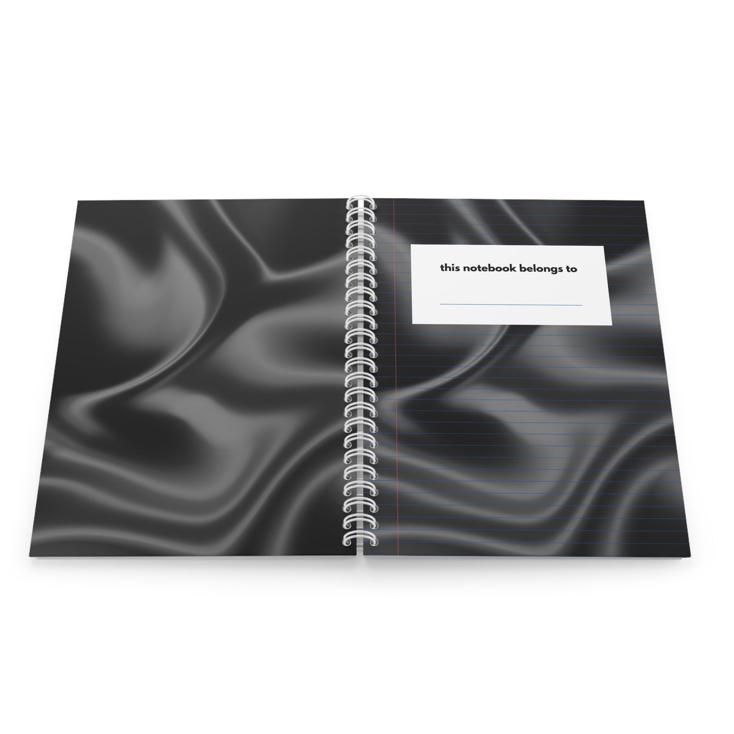 Black Silky - Spiral Notebook