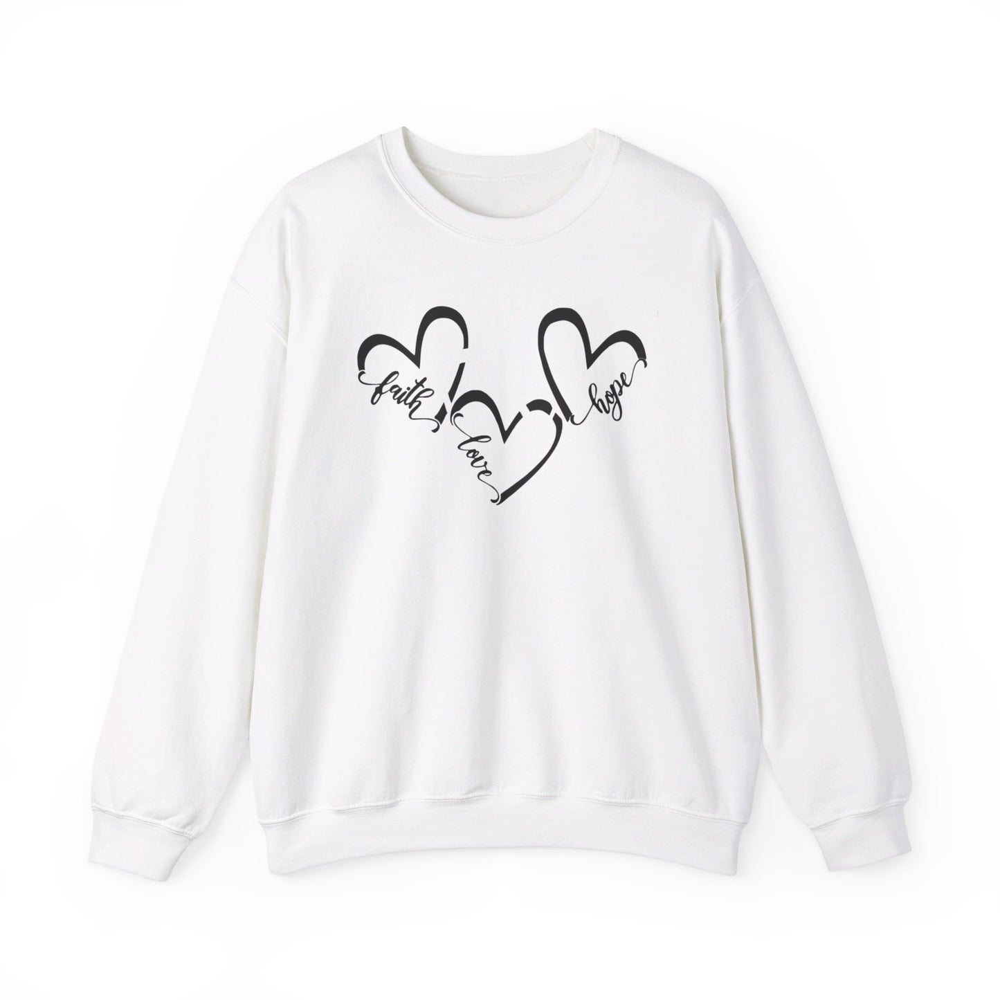 Faith Love Hope Crewneck Sweatshirt