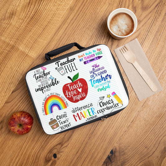 Teacher Fuel Lunch Bag