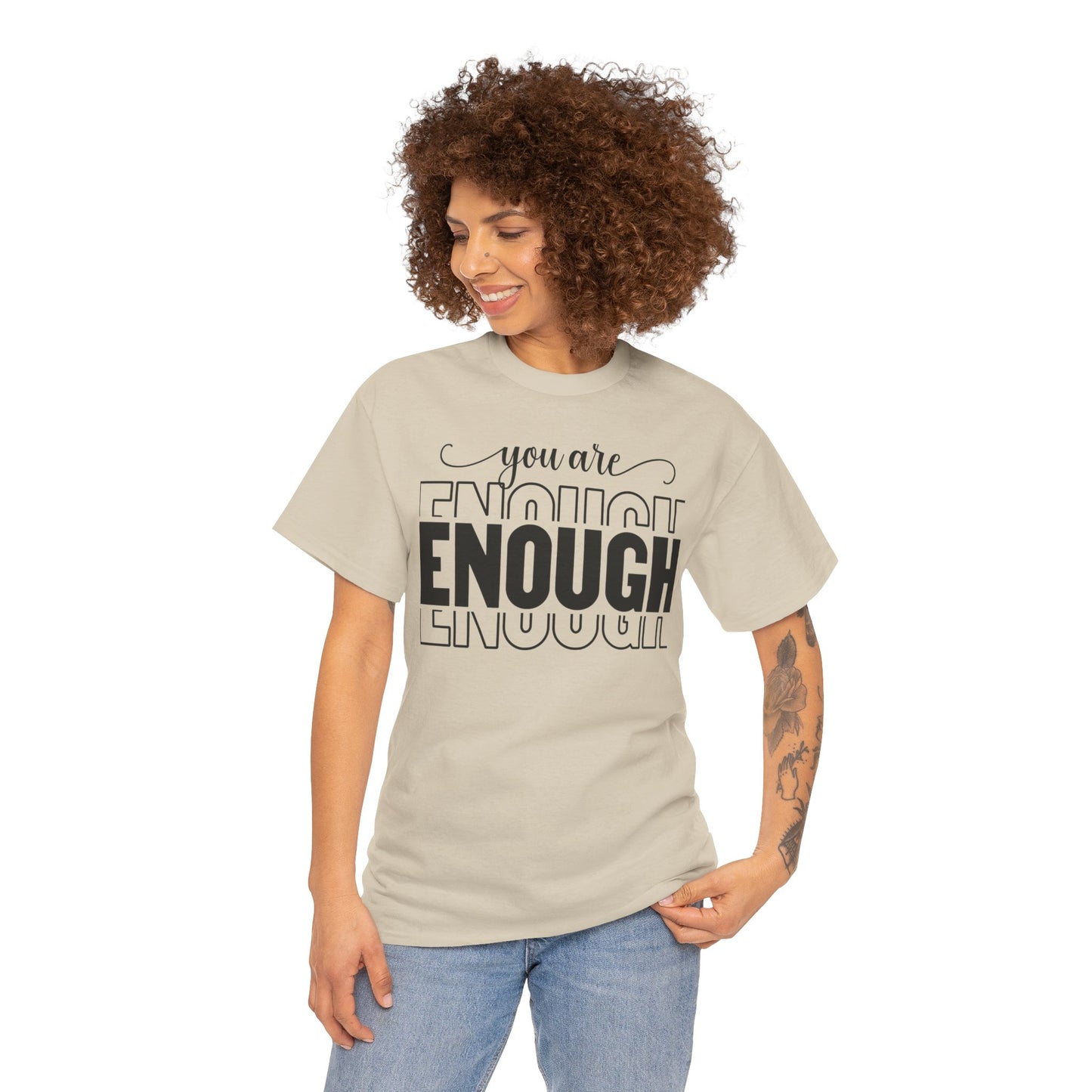 You are Enough Cotton Tee