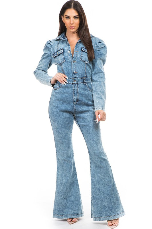 SEXY DENIM JUMPSUIT