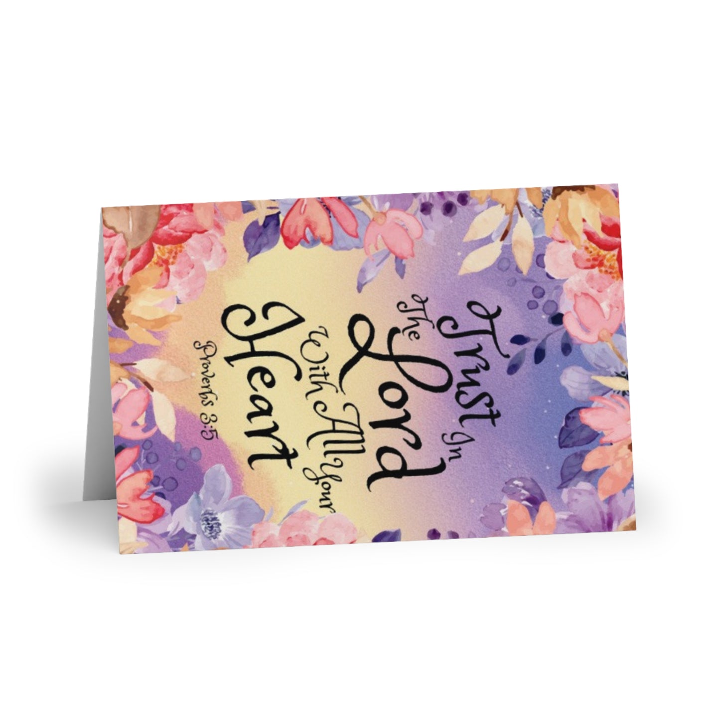 Trust In the Lord Greeting Cards (1 or 10-pcs)