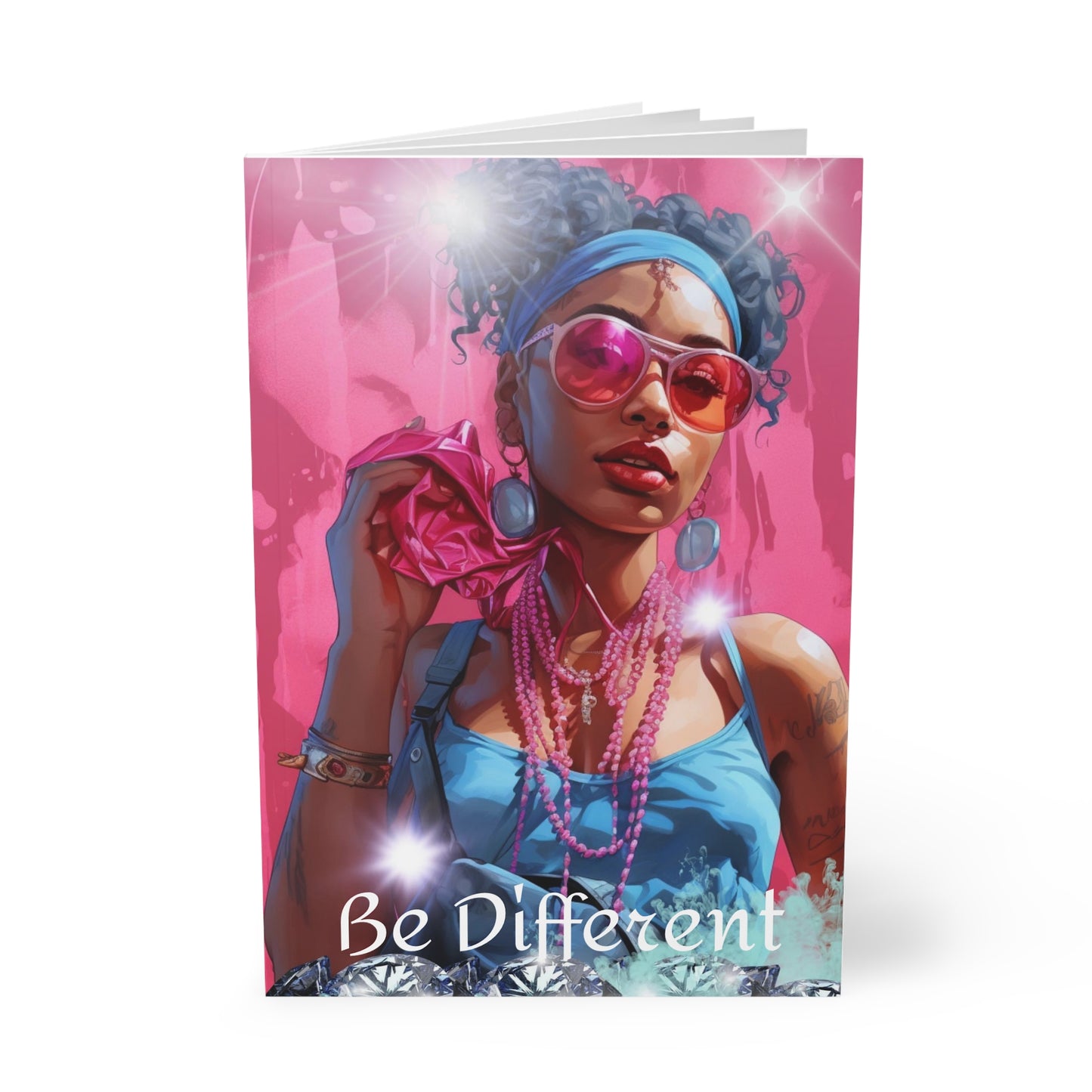 BE Different  - Softcover Notebook