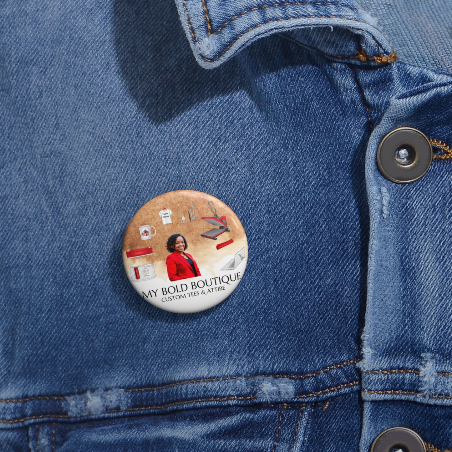 Customized Pin Buttons (my Bold)