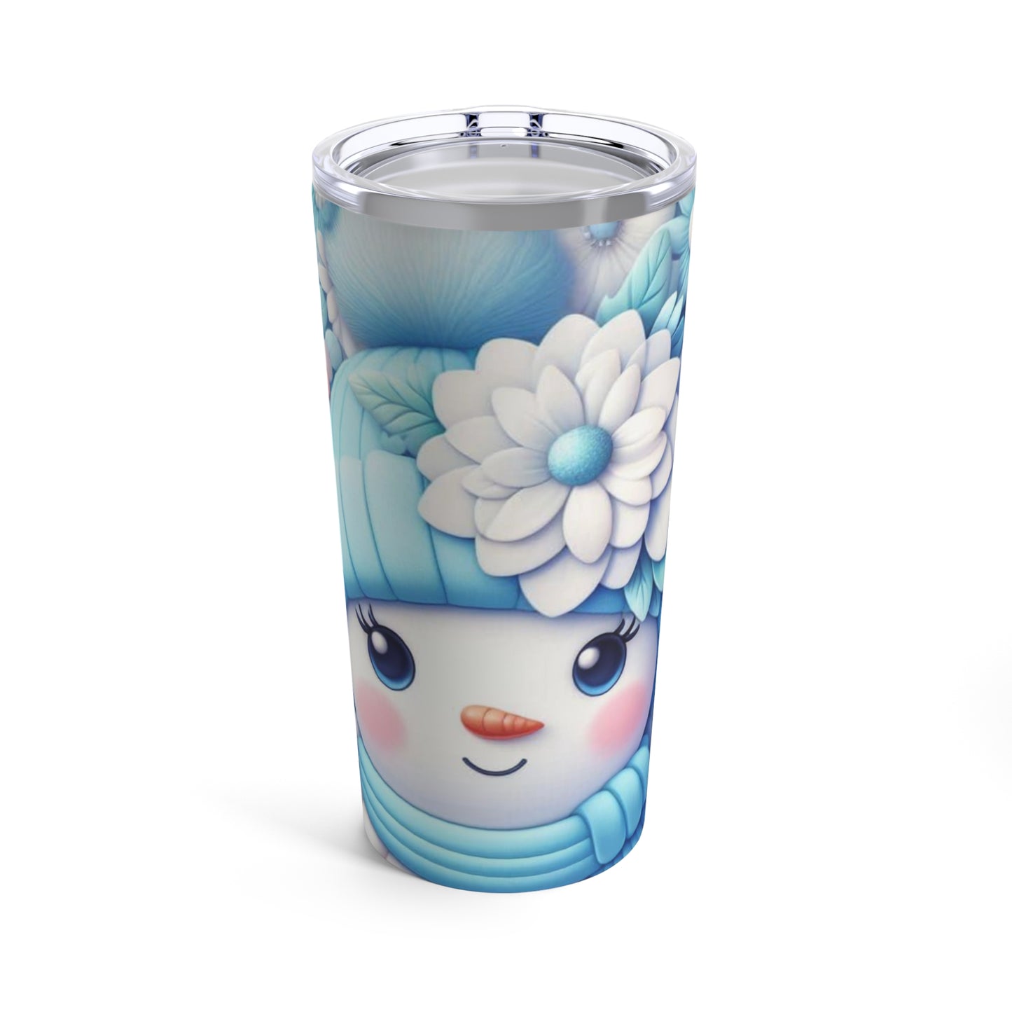 Blue snowman Tumbler 20oz (christmas)