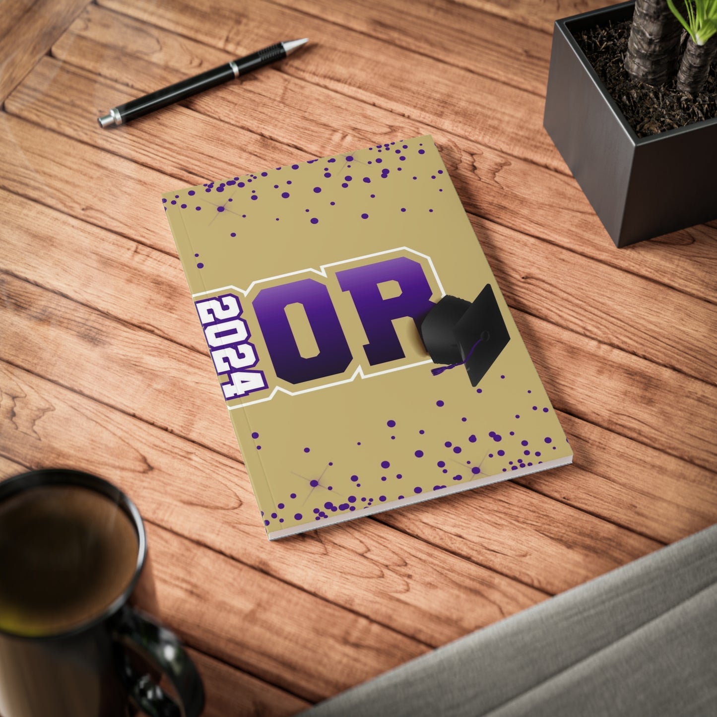 Senior Purple 2024- Softcover Notebook