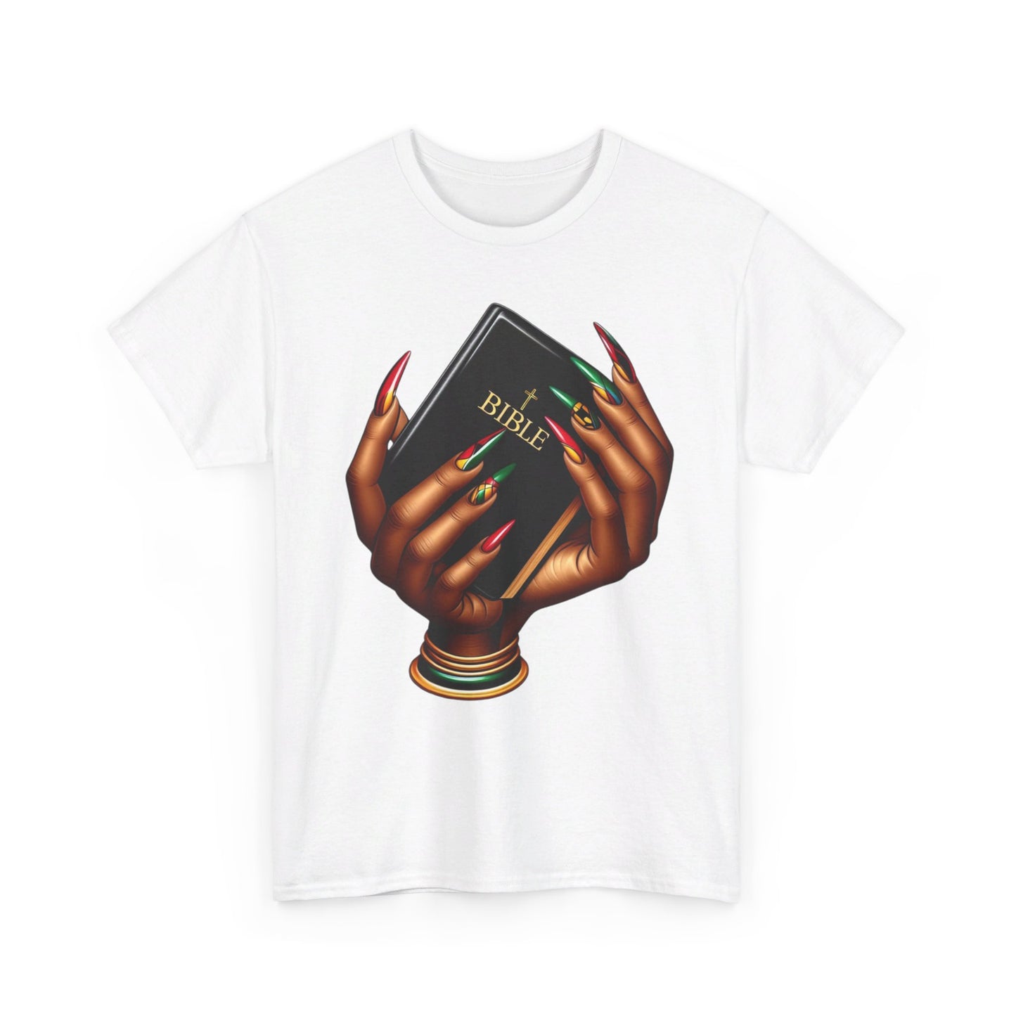 Bible and Hands Cotton Tee