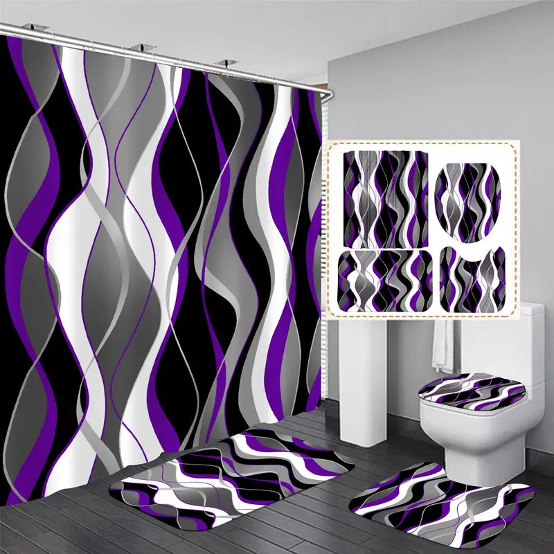 5 Pattern Designs SHOWER SET