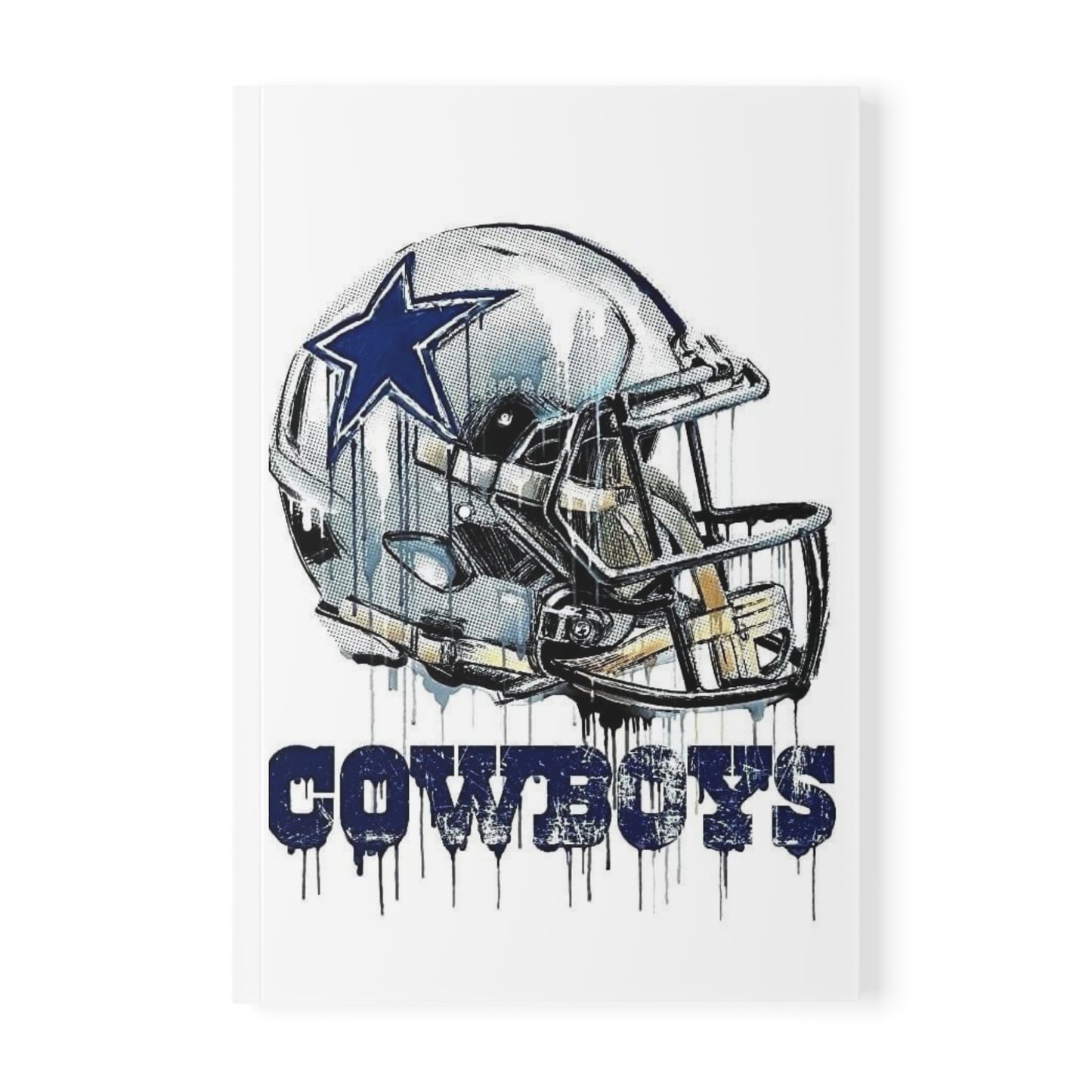 Cowboys Stars and More  - Softcover Notebook