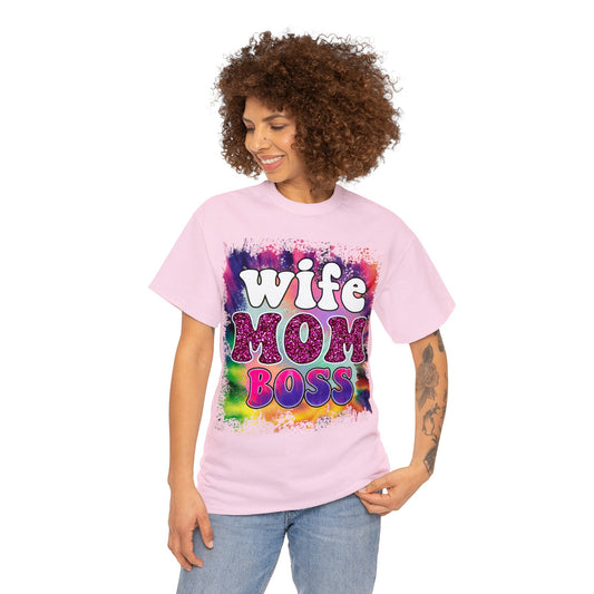 Tye Dye Wife Mom and Boss