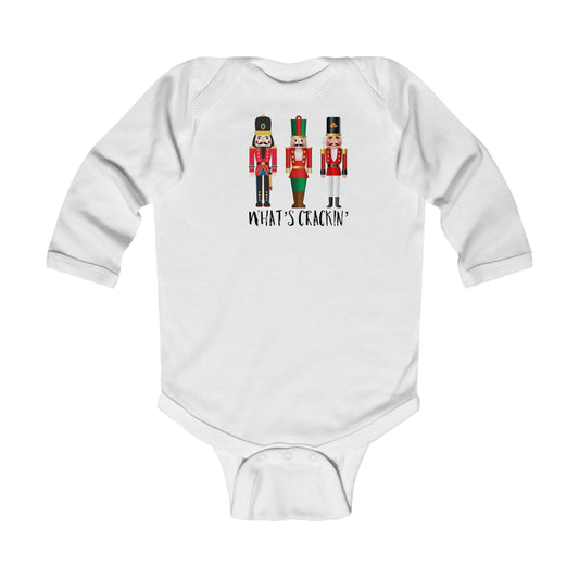 What's Crackin Infant Long Bodysuit (Christmas)