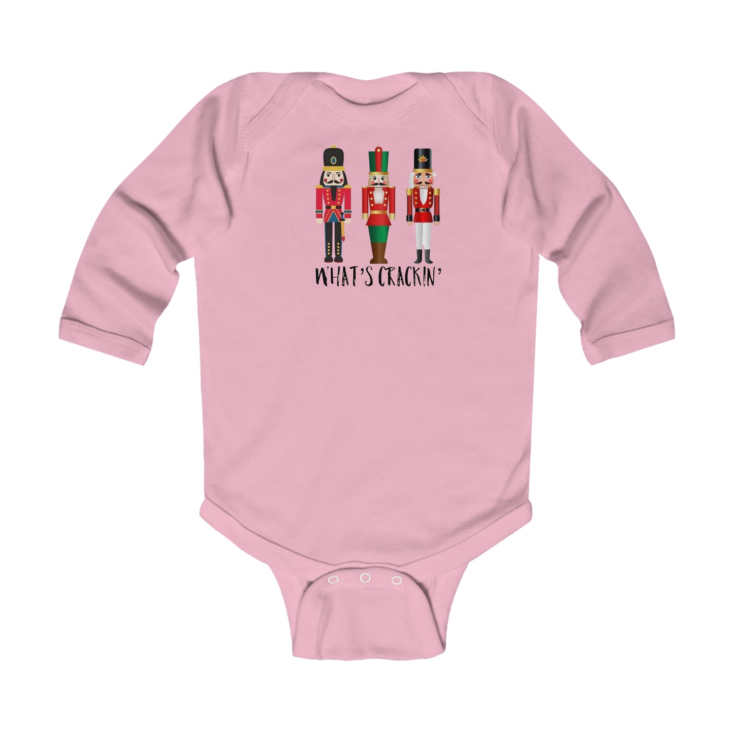 What's Crackin Infant Long Bodysuit (Christmas)