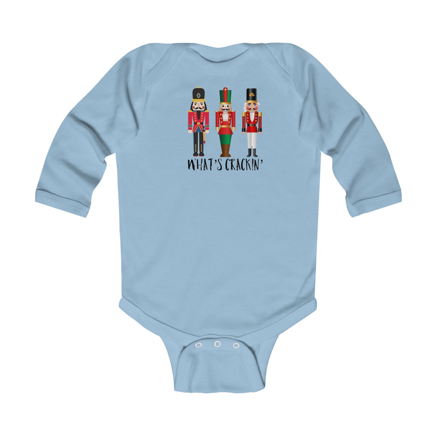 What's Crackin Infant Long Bodysuit (Christmas)