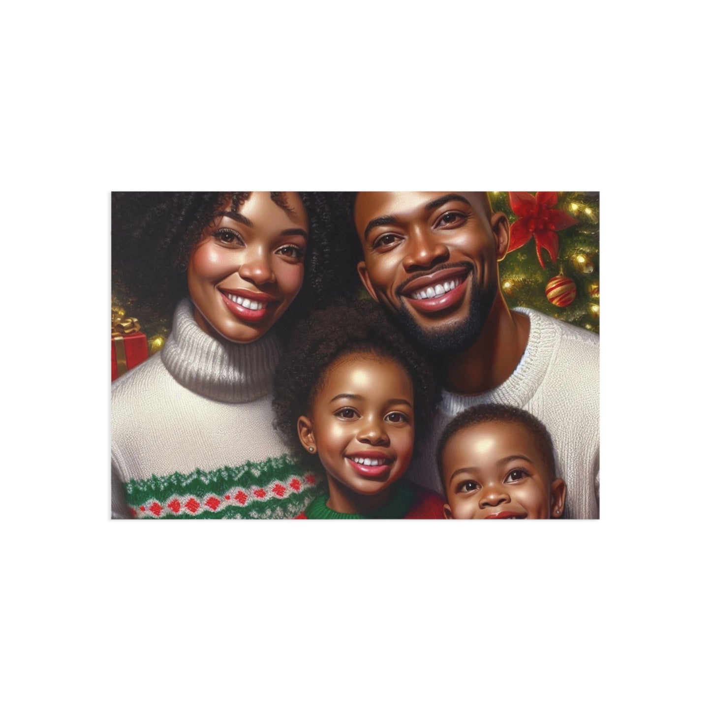 Black Family Postcards (Christmas)