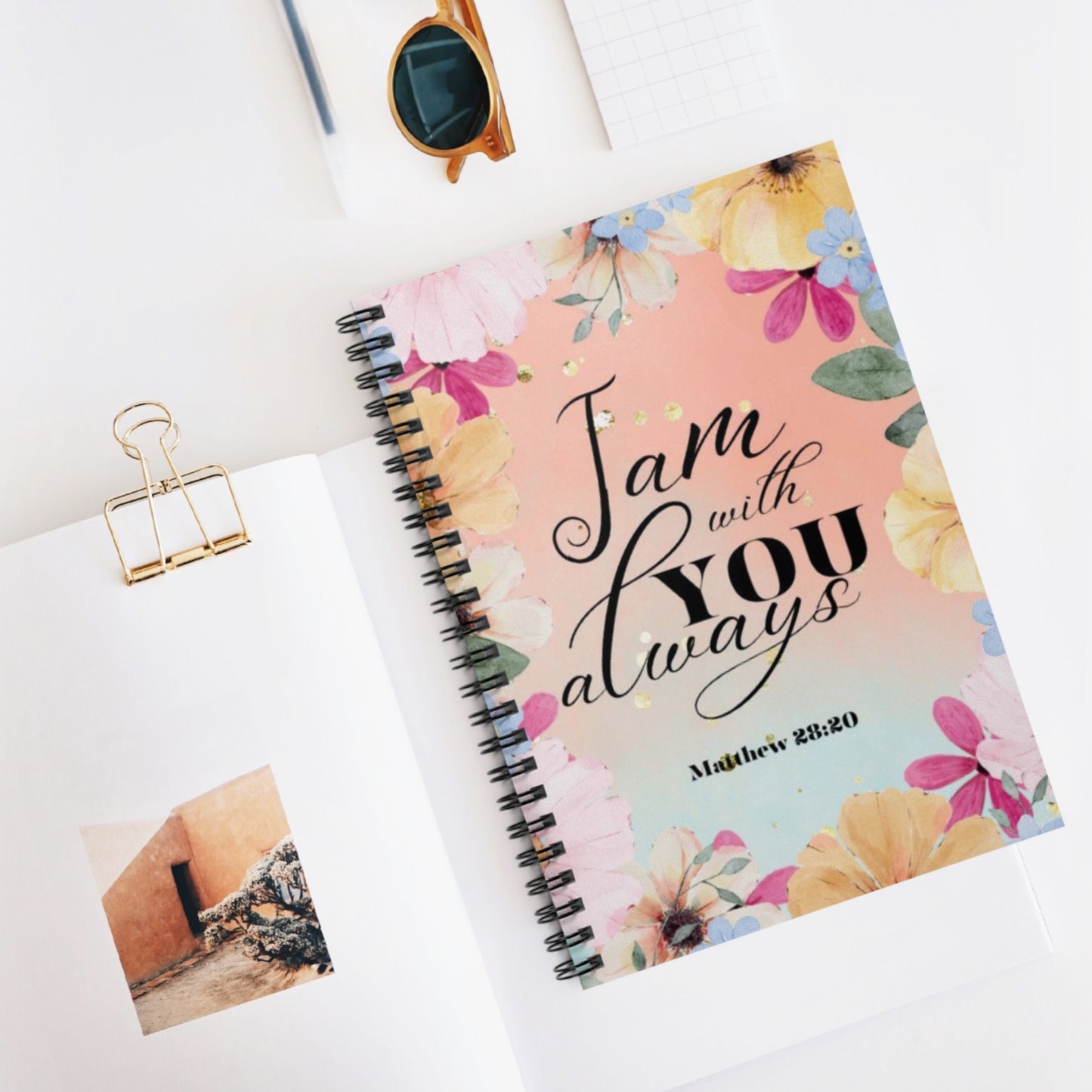 Spiral Notebook- I am with YOU