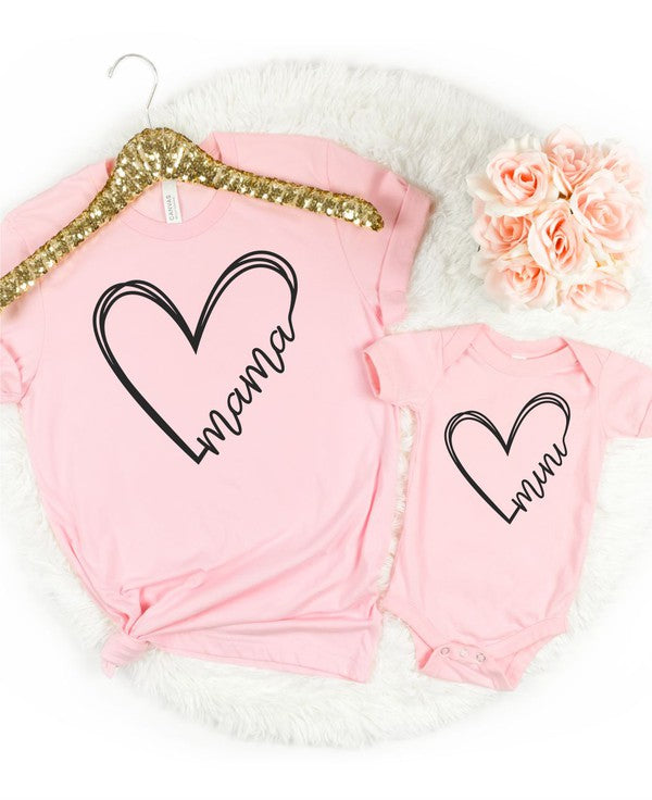 ONESIE Heart Mini Graphic Baby Onesie