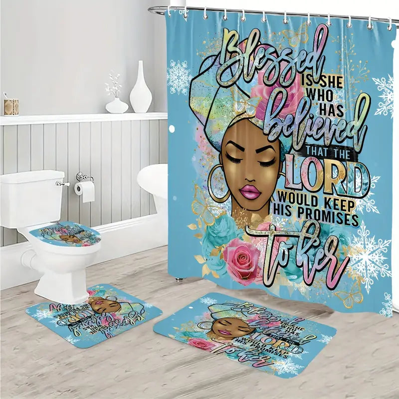 Blessed 4 Different Designs SHOWER SET