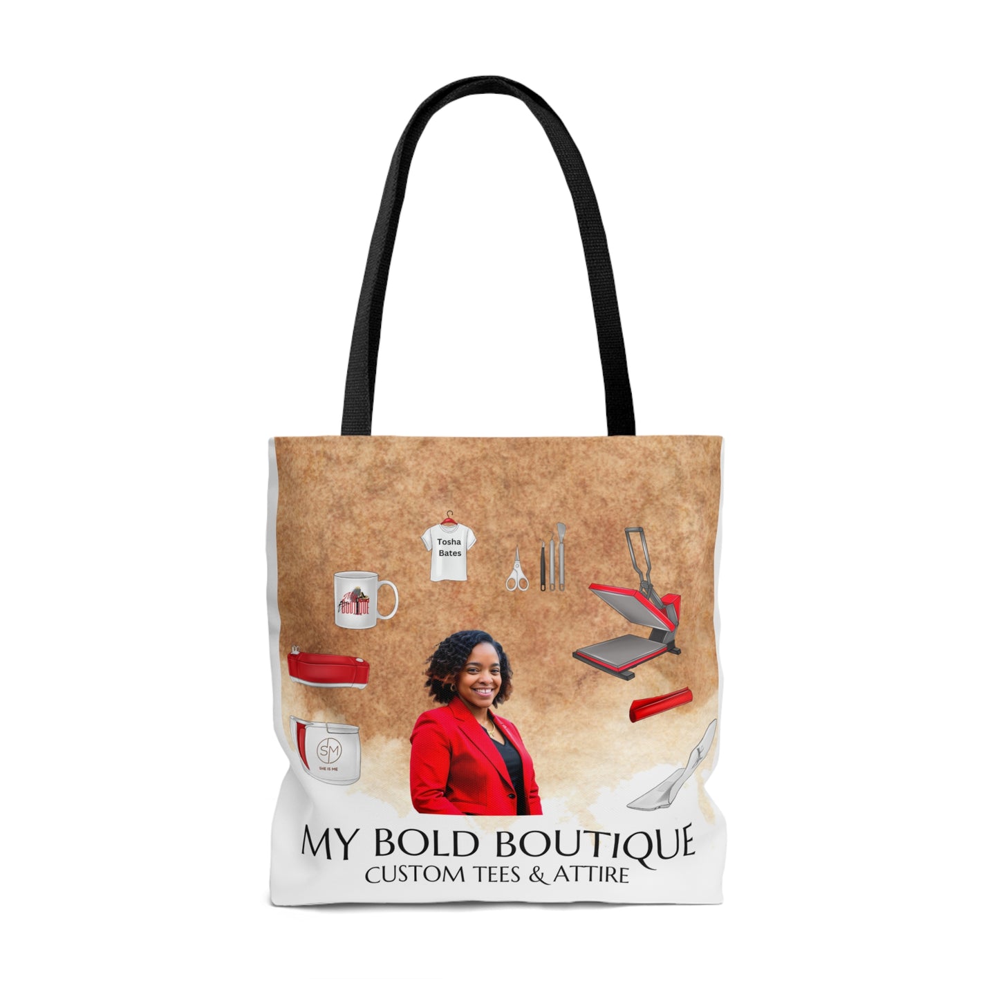 Tote Bag (AOP) - customized (bold)