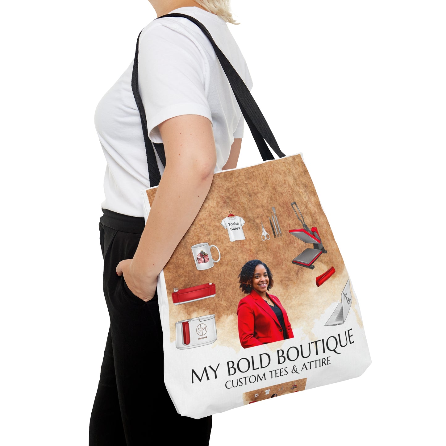 Tote Bag (AOP) - customized (bold)