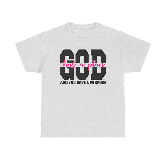 God Has a Plan Cotton Tee