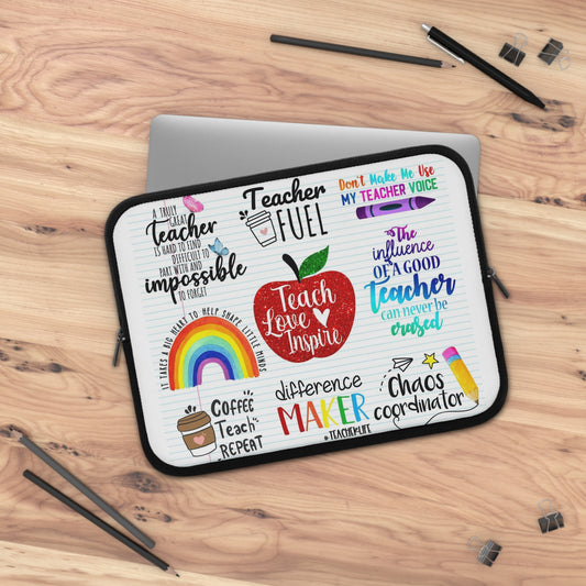 Teacher Fuel Laptop Sleeve