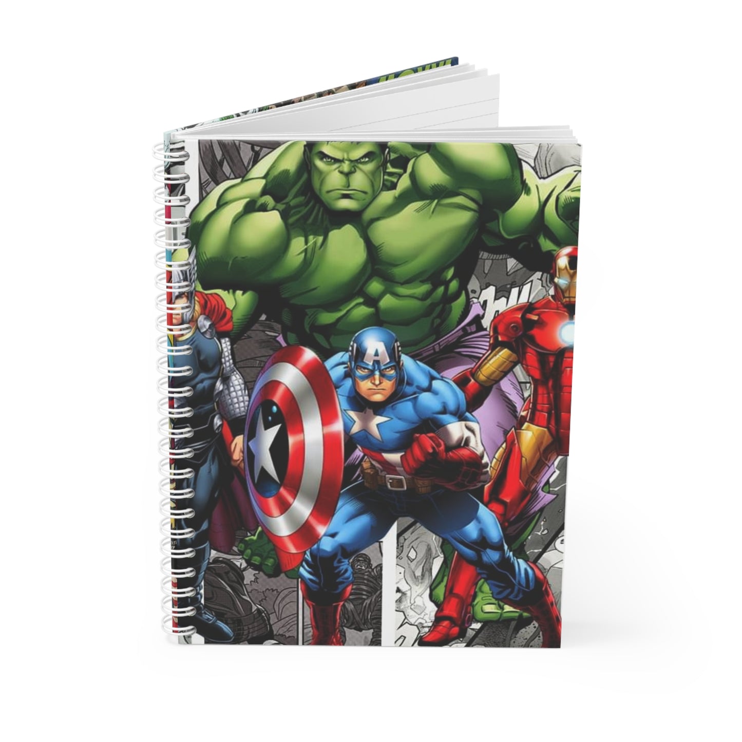 Cosmic Superhero Spiral Notebook