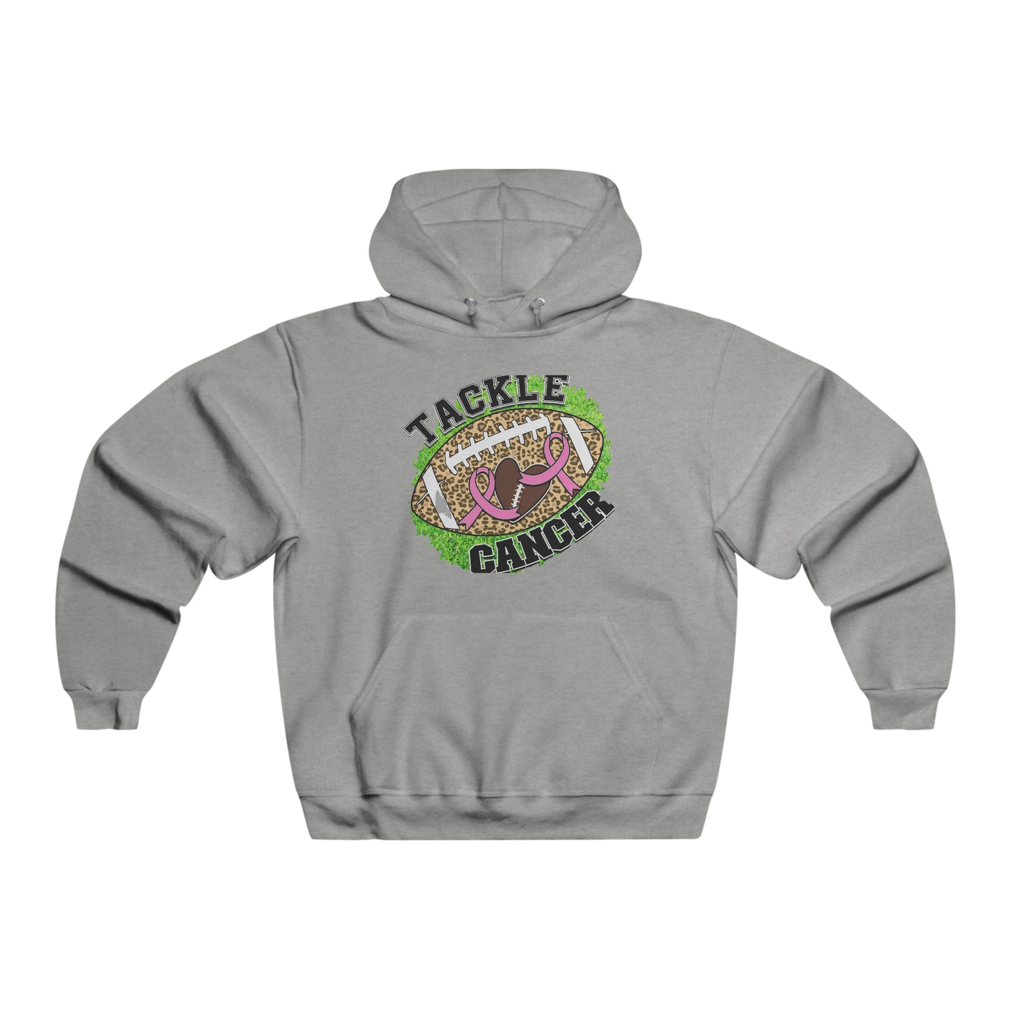 Tackle Cancer (football)- Hooded Sweatshirt