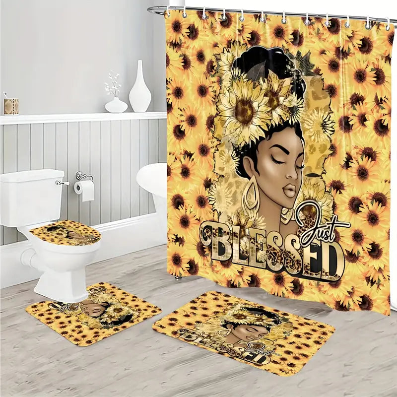 Blessed 4 Different Designs SHOWER SET