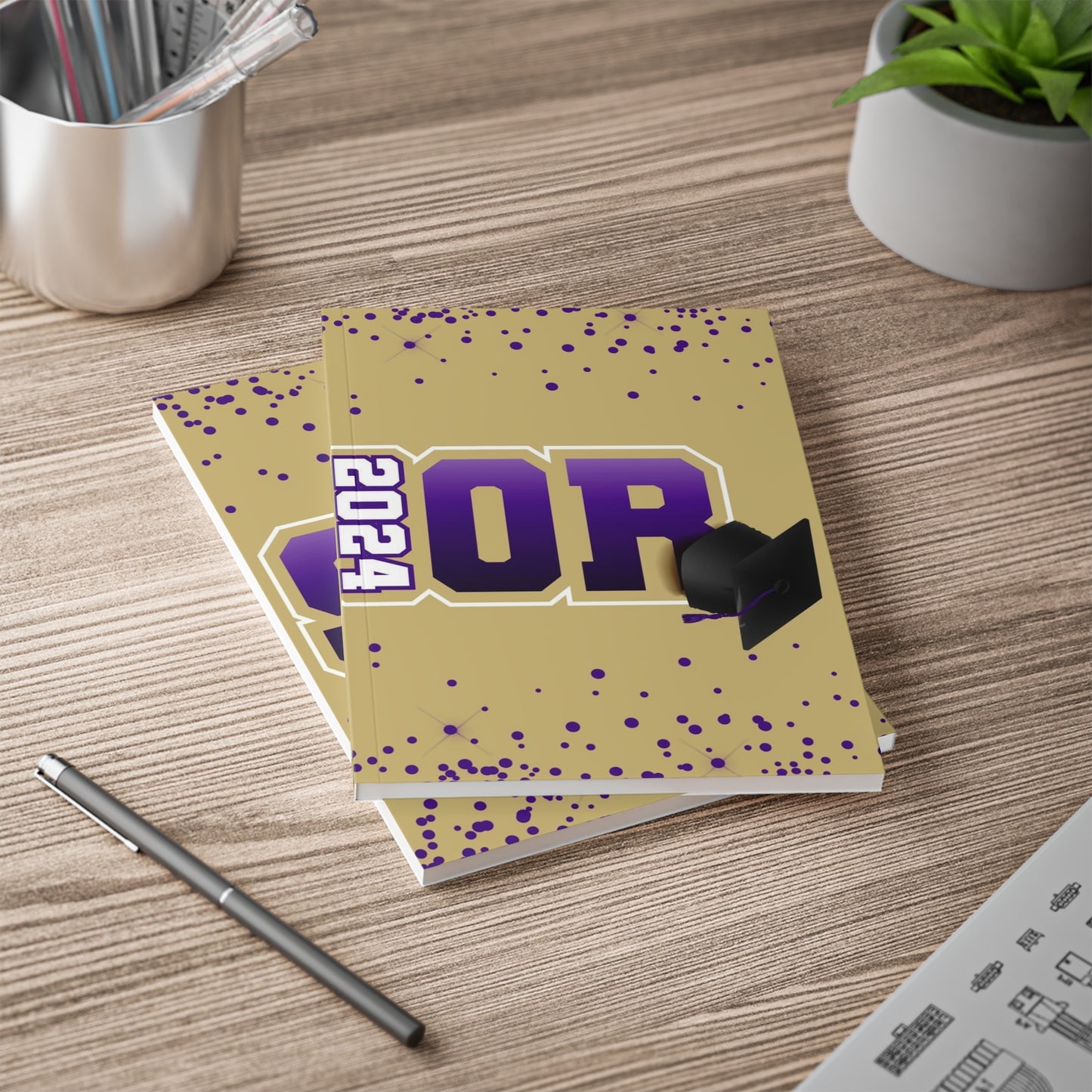 Senior Purple 2024- Softcover Notebook