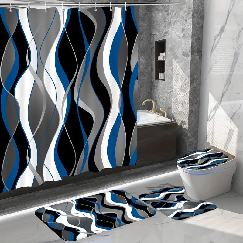 5 Pattern Designs SHOWER SET