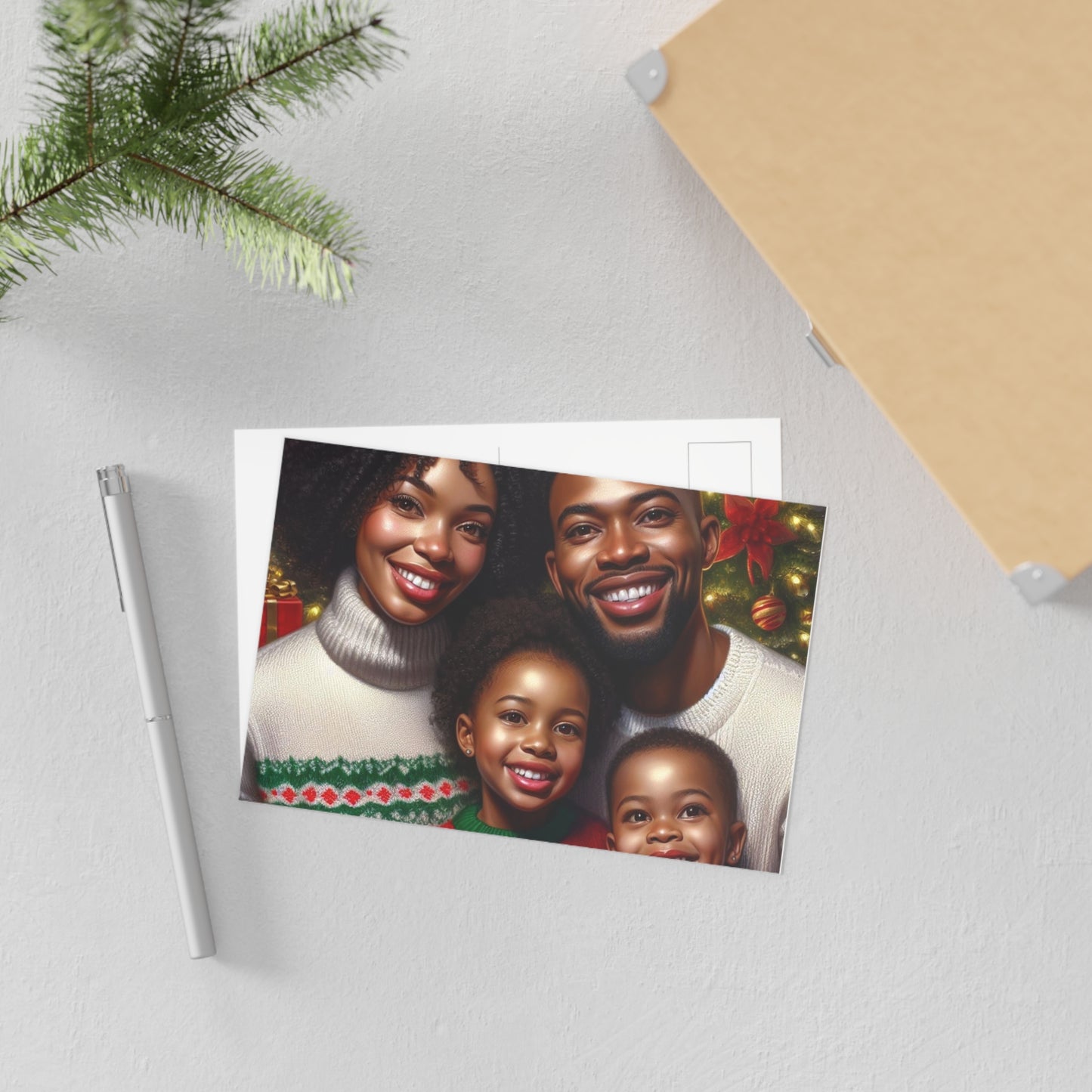 Black Family Postcards (Christmas)