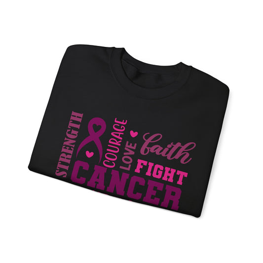 Faith Cancer Ribbon - Sweatshirt