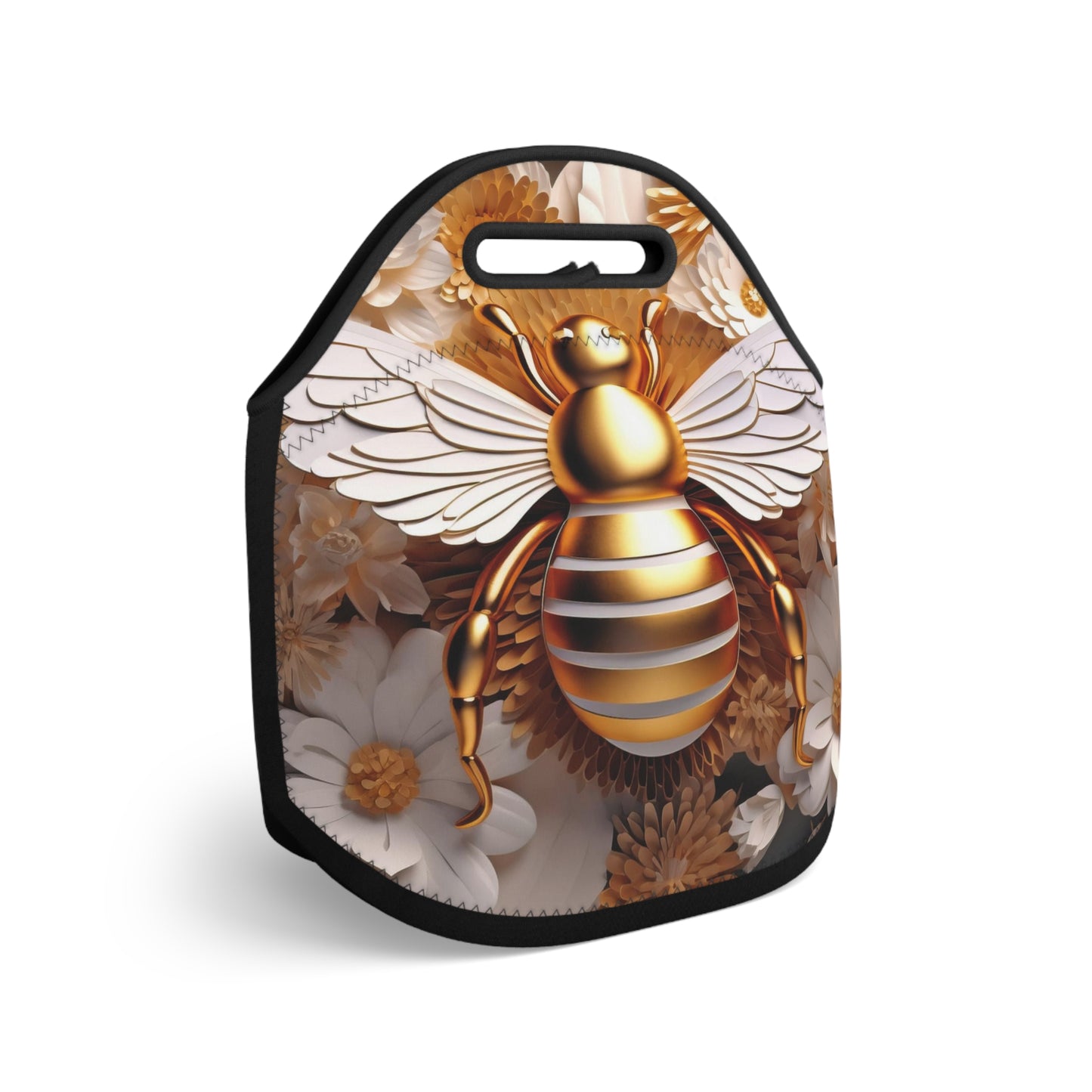 Gold Bee Lunch Bag