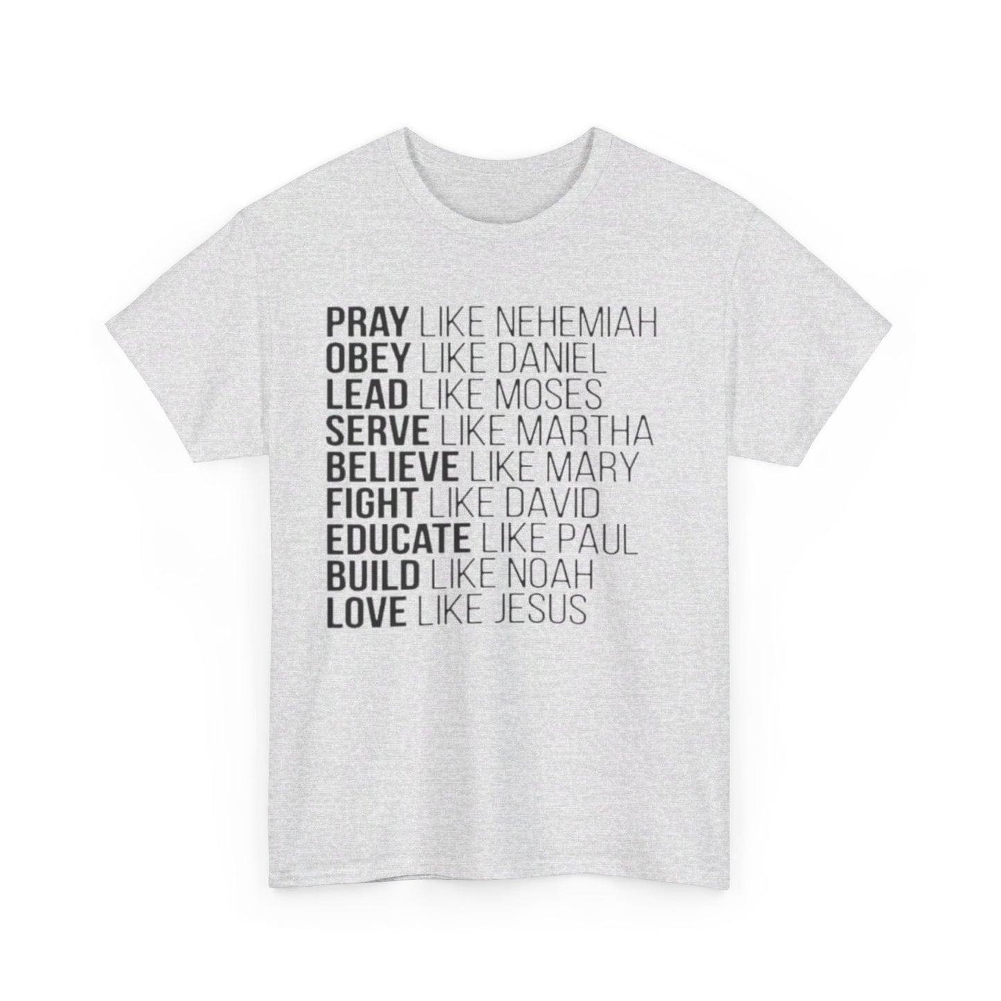 Pray, Love and Obey.  Tee