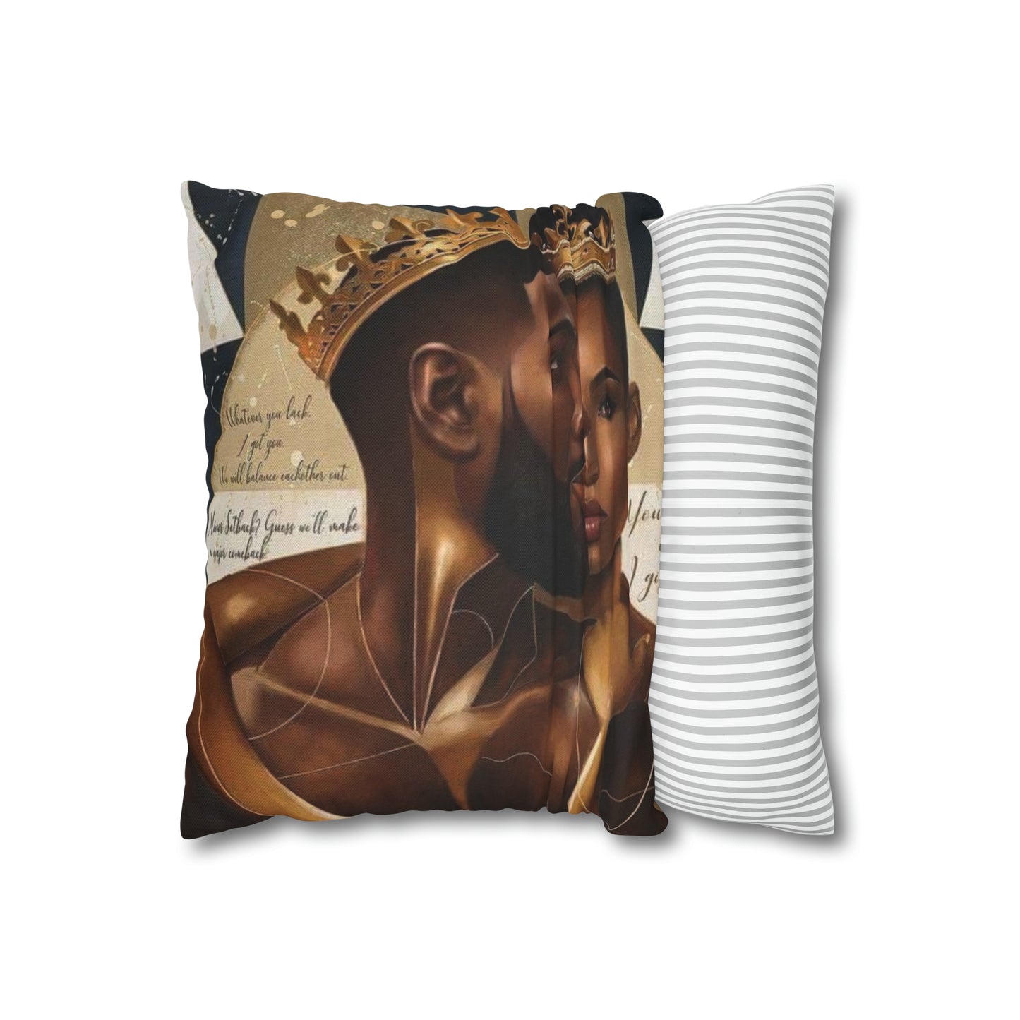 Couple (king/queen) Square Pillow Case