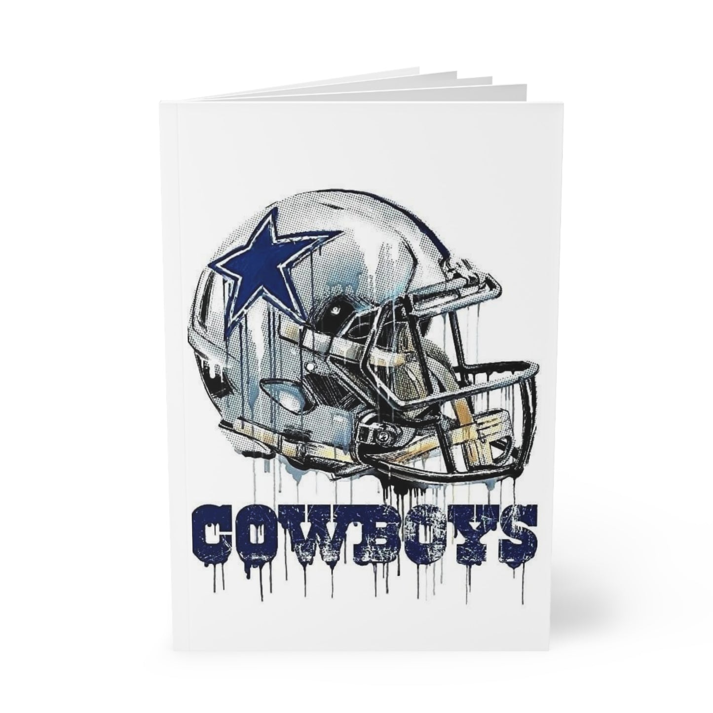 Cowboys Stars and More  - Softcover Notebook