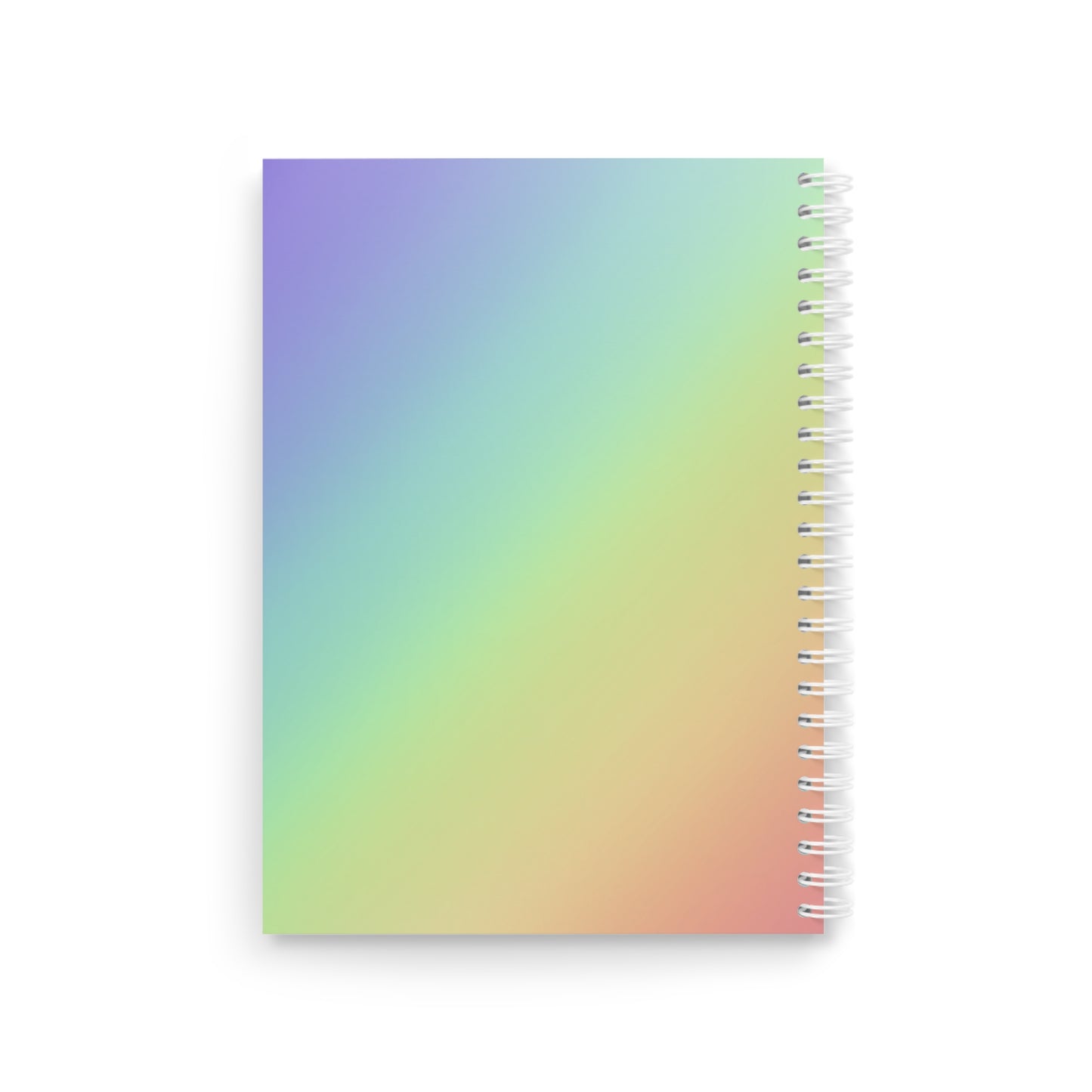 Colorful Rainbow Spiral Notebook