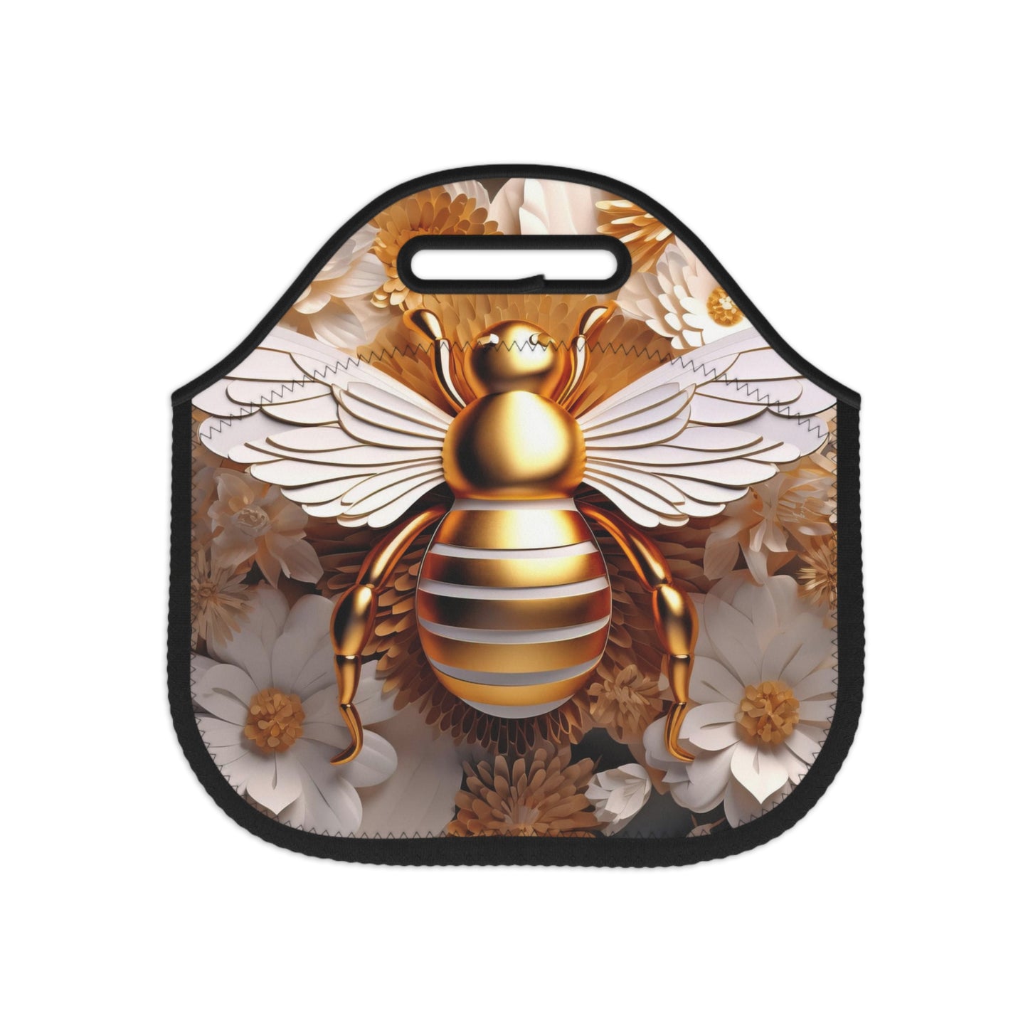 Gold Bee Lunch Bag